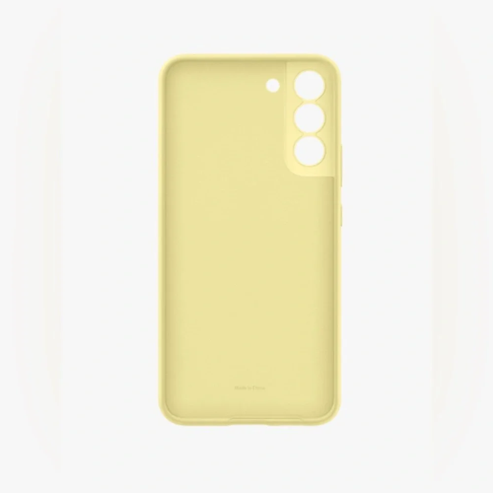Samsung Galaxy S22+ Silicone Cover (Butter Yellow) - NIB